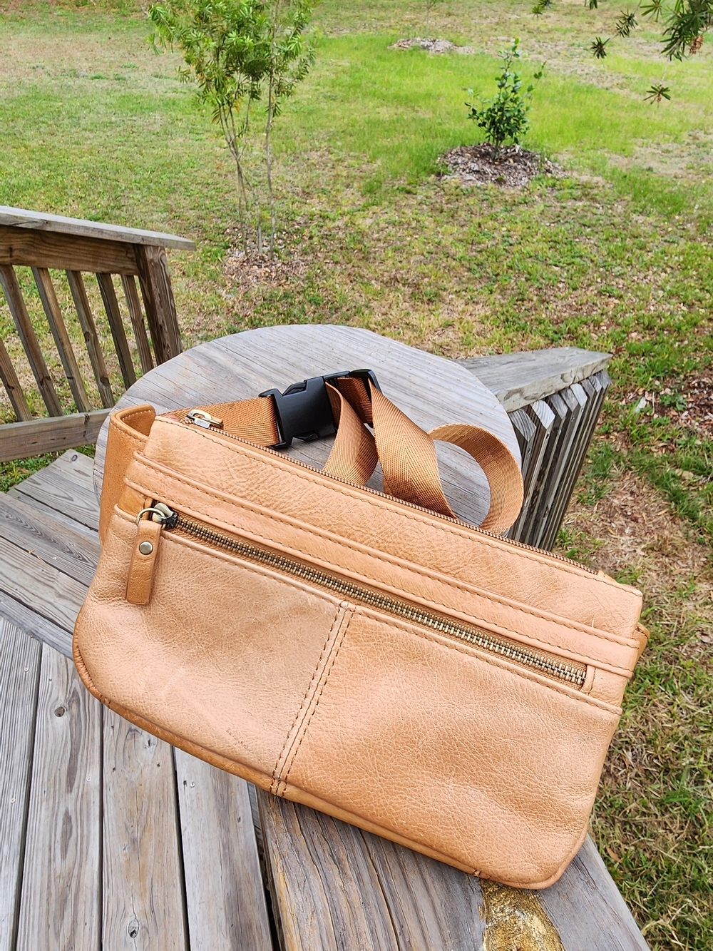 Leather  Bag in Tan